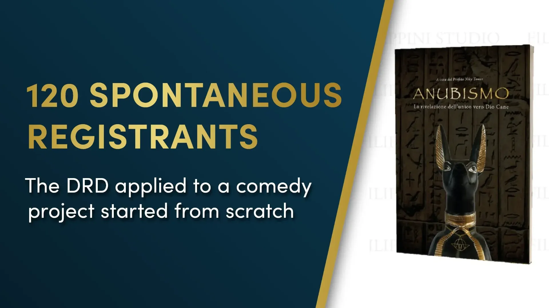 How DRD design turned a comedy book into a product that “sells itself” (600+ copies in 4 days)