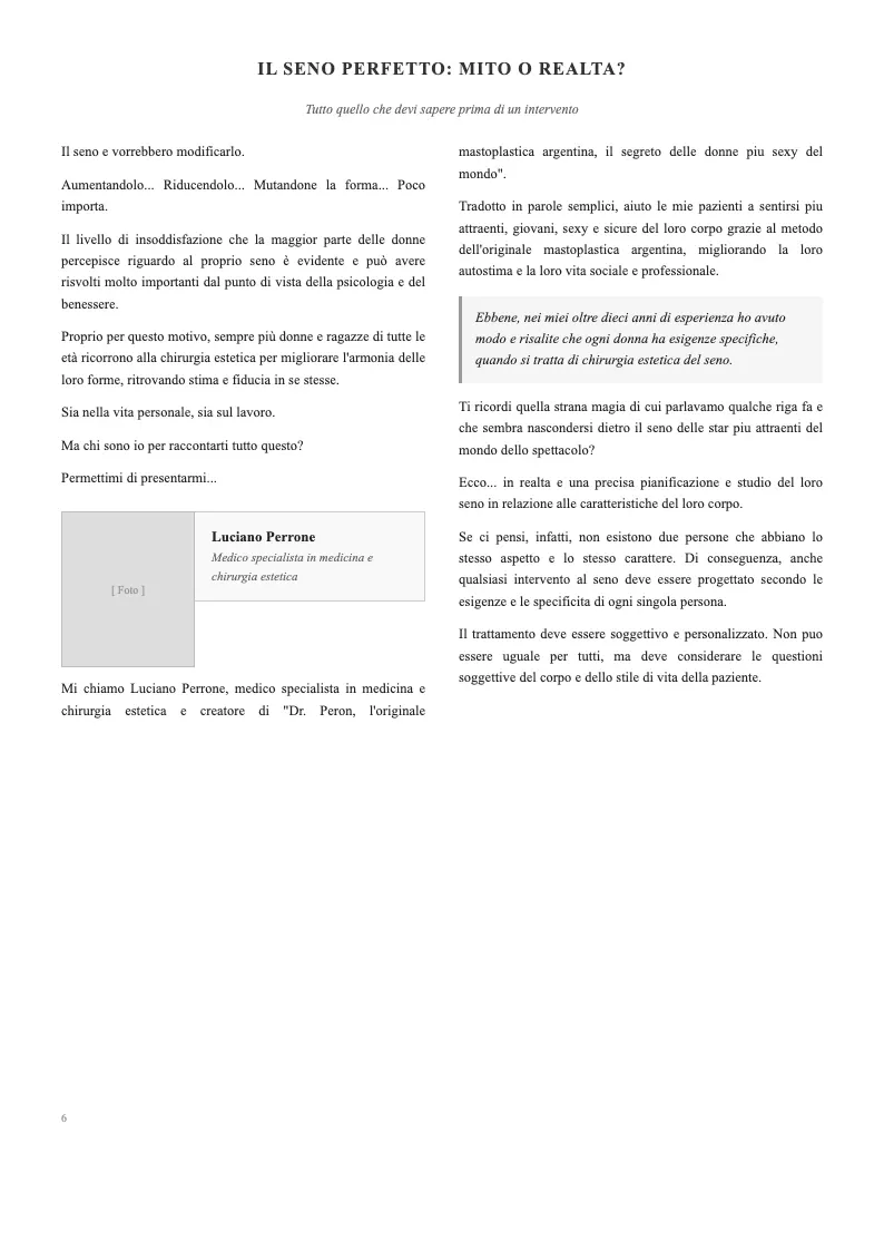 Magalog before DRD layout