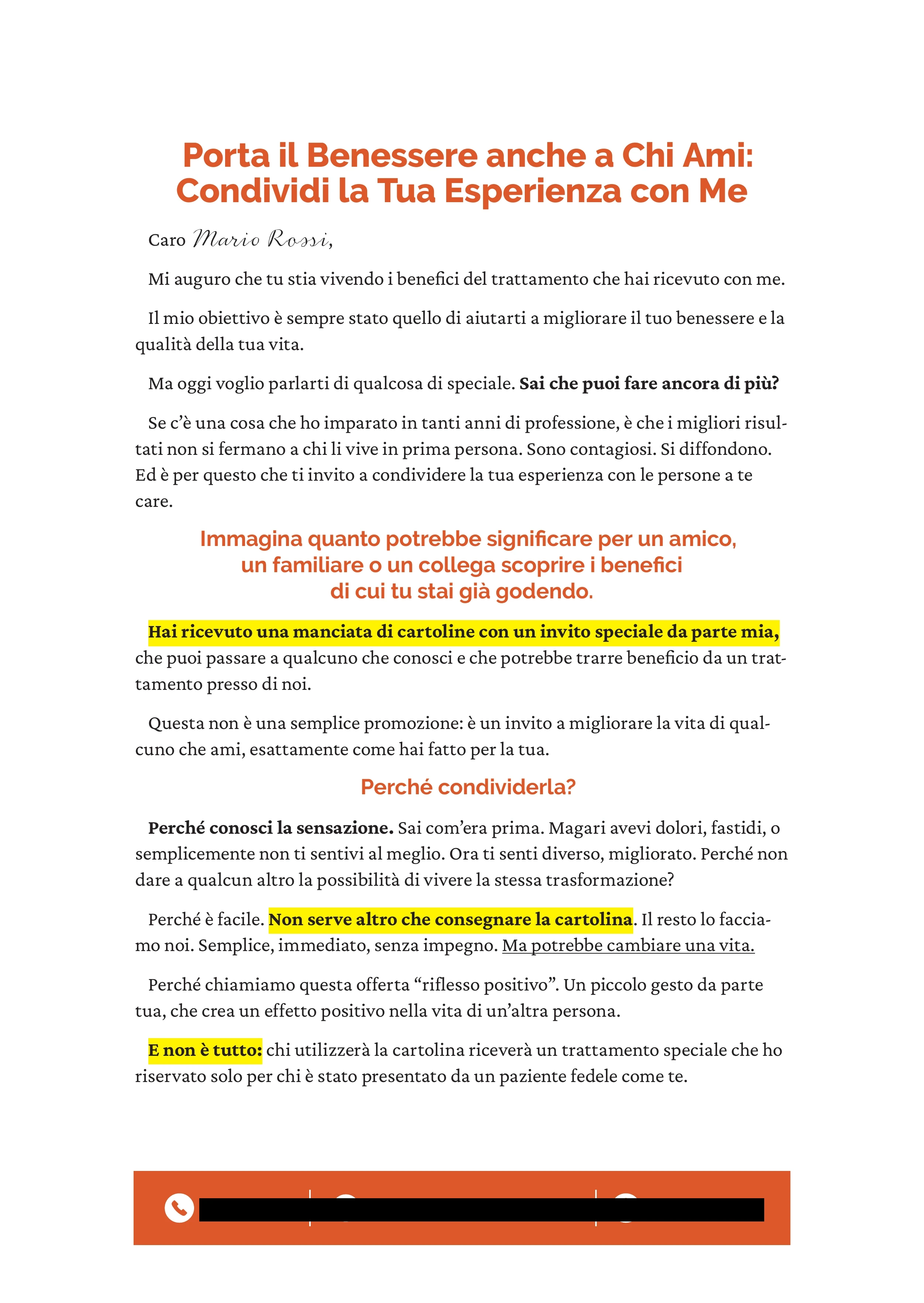 Referral System B - Referral letter