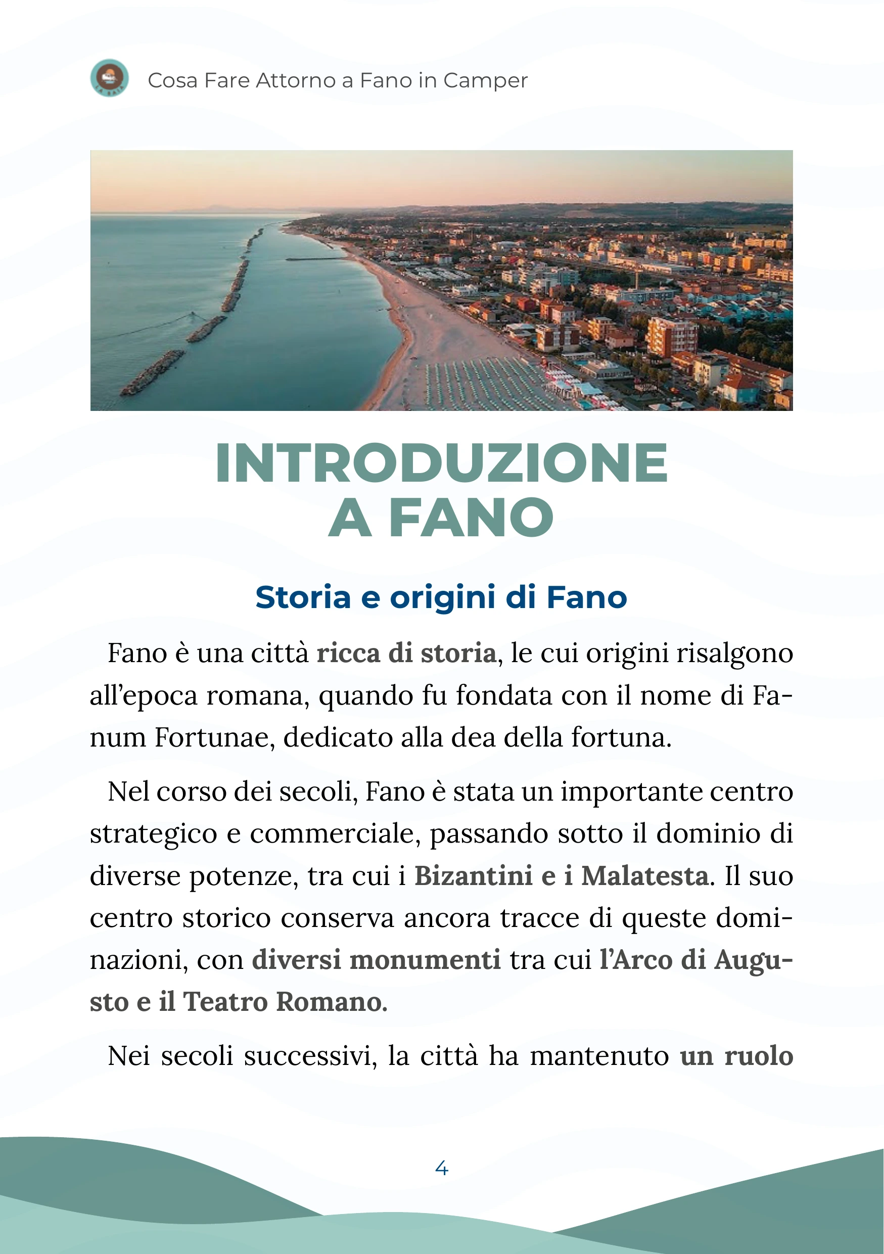 Brochure Sosta Camper