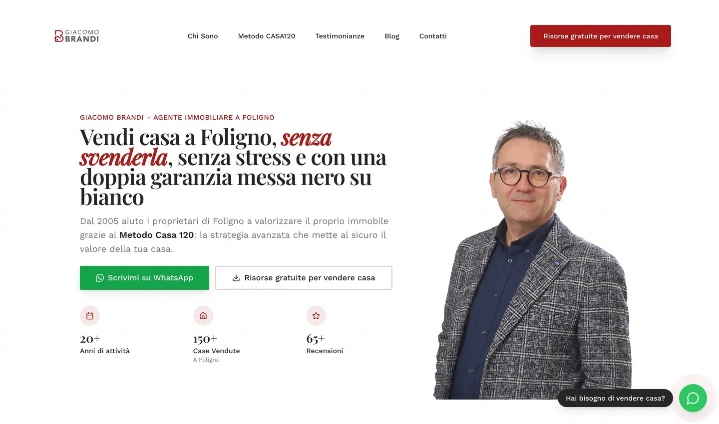 Un sito realizzato da Keryx, online adesso: il sito dell'agenzia immobiliare Brandi
