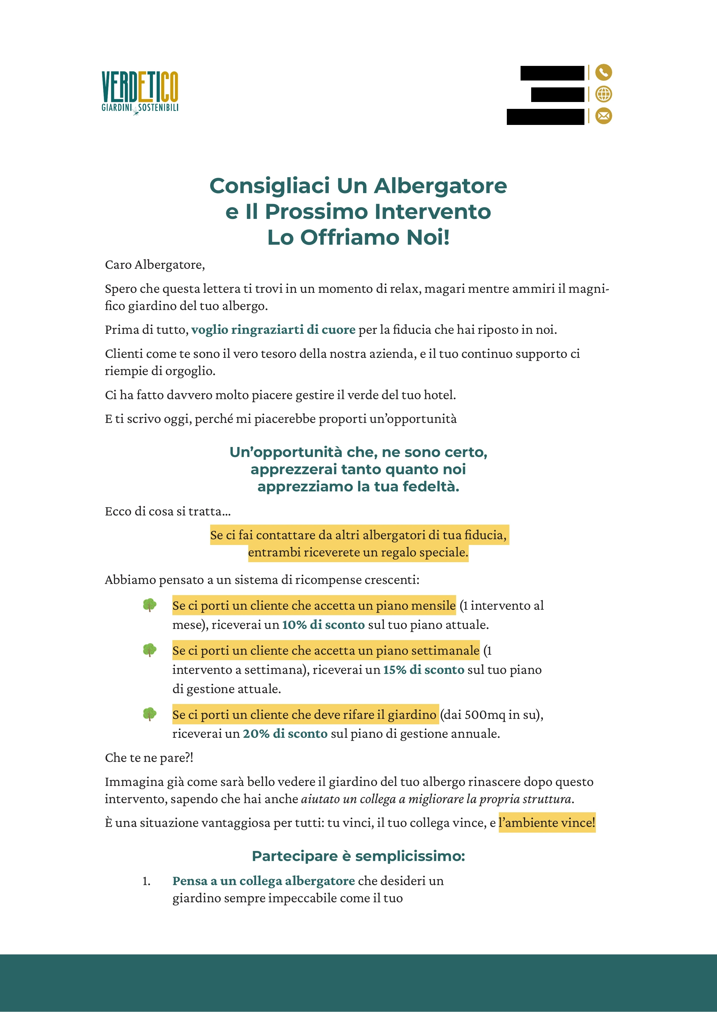 Hotel Referral Letter