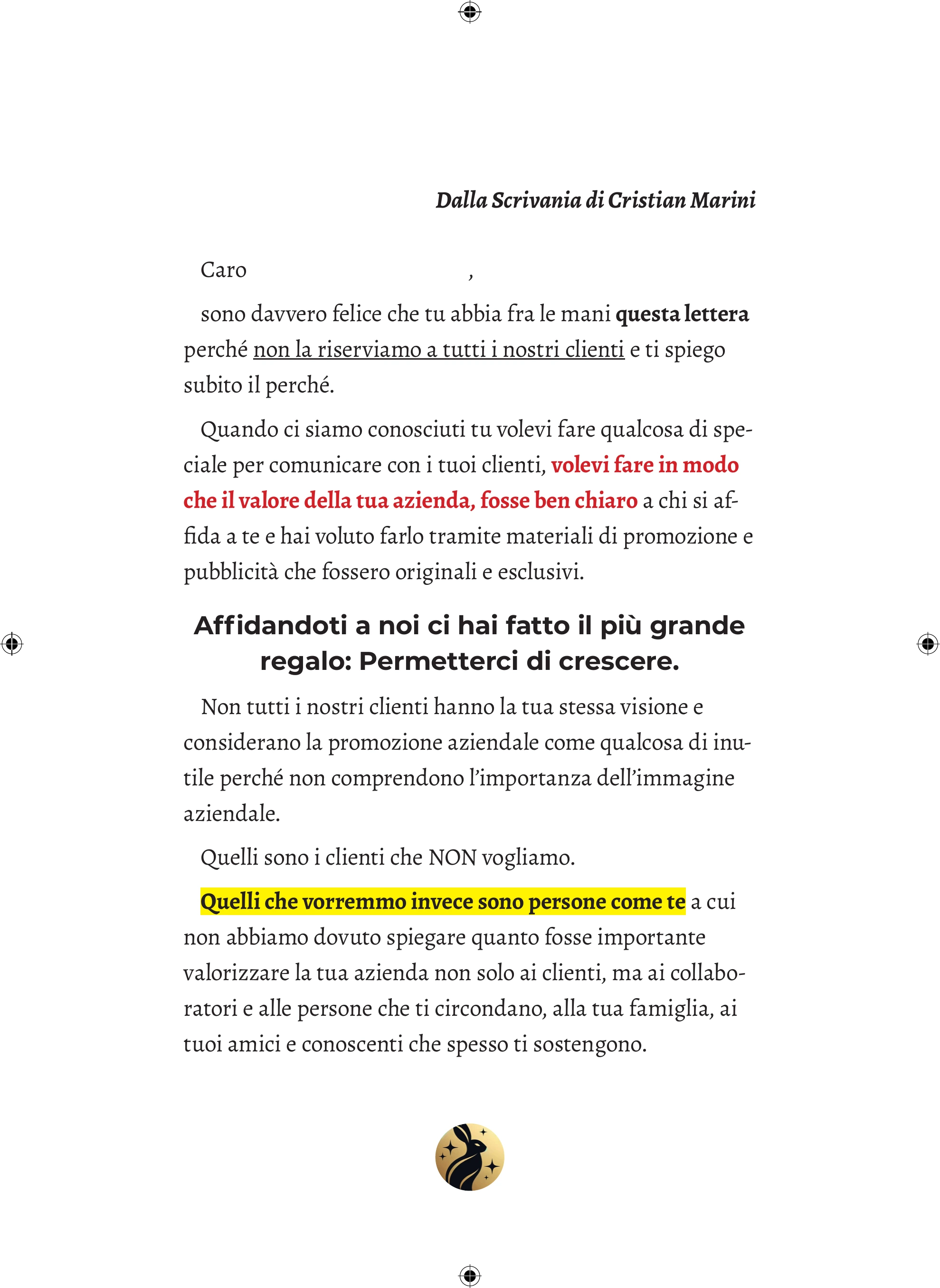 Referral System A - Letter page 1