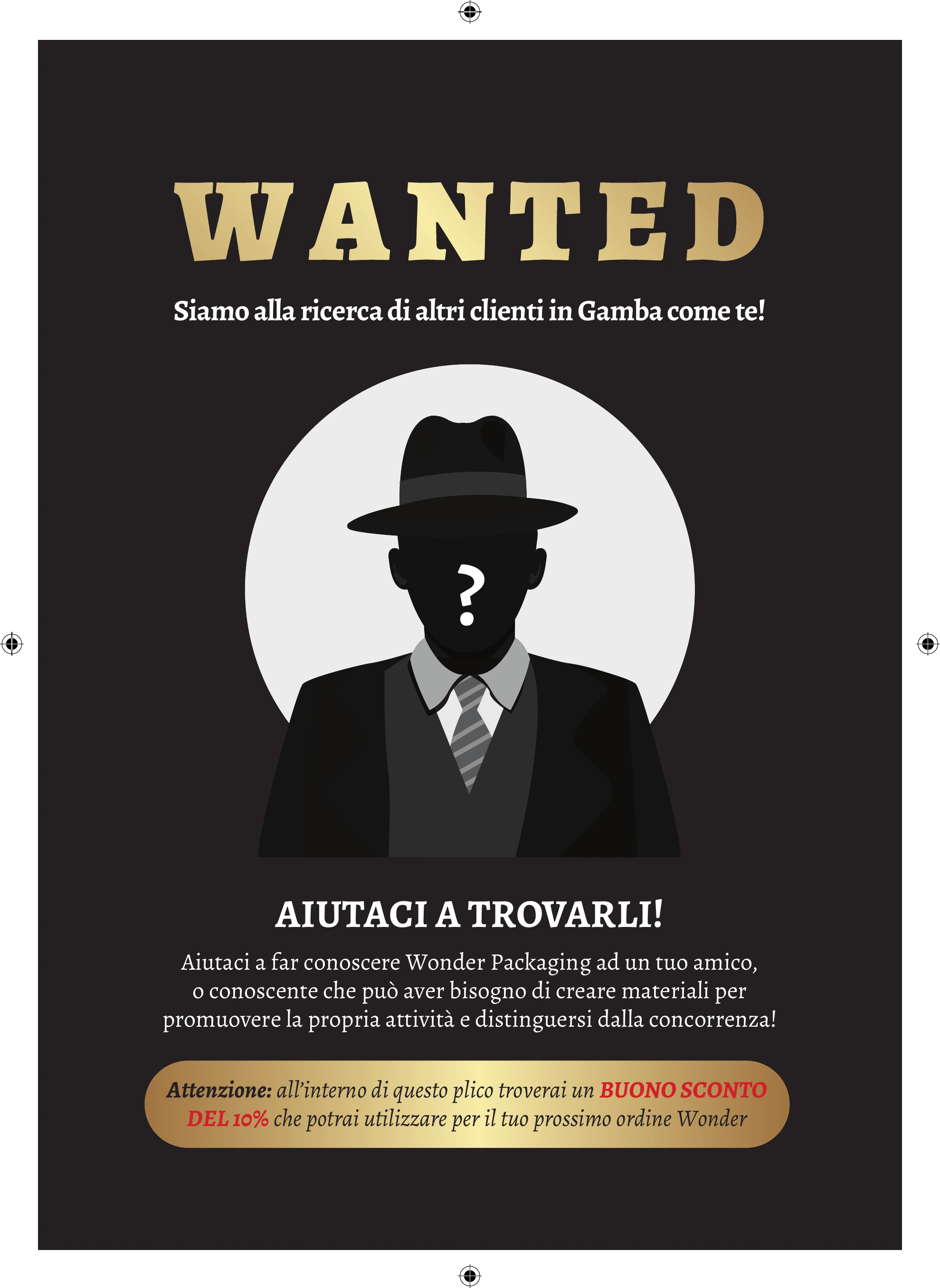 Referral System A - Wanted referral card