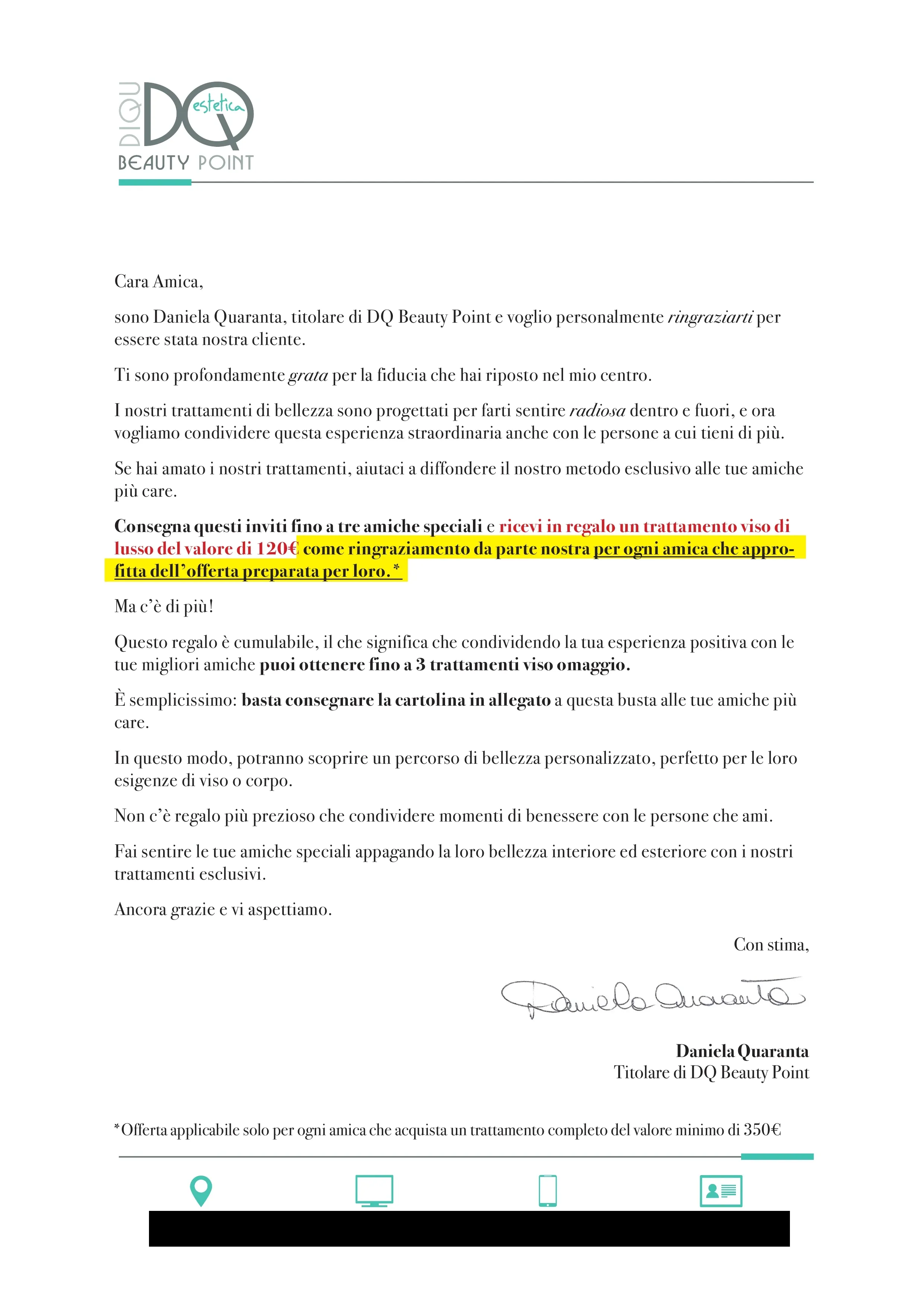 Sales letter after DRD layout