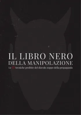 Copertina del libro Il libro nero della manipolazione, design Keryx
