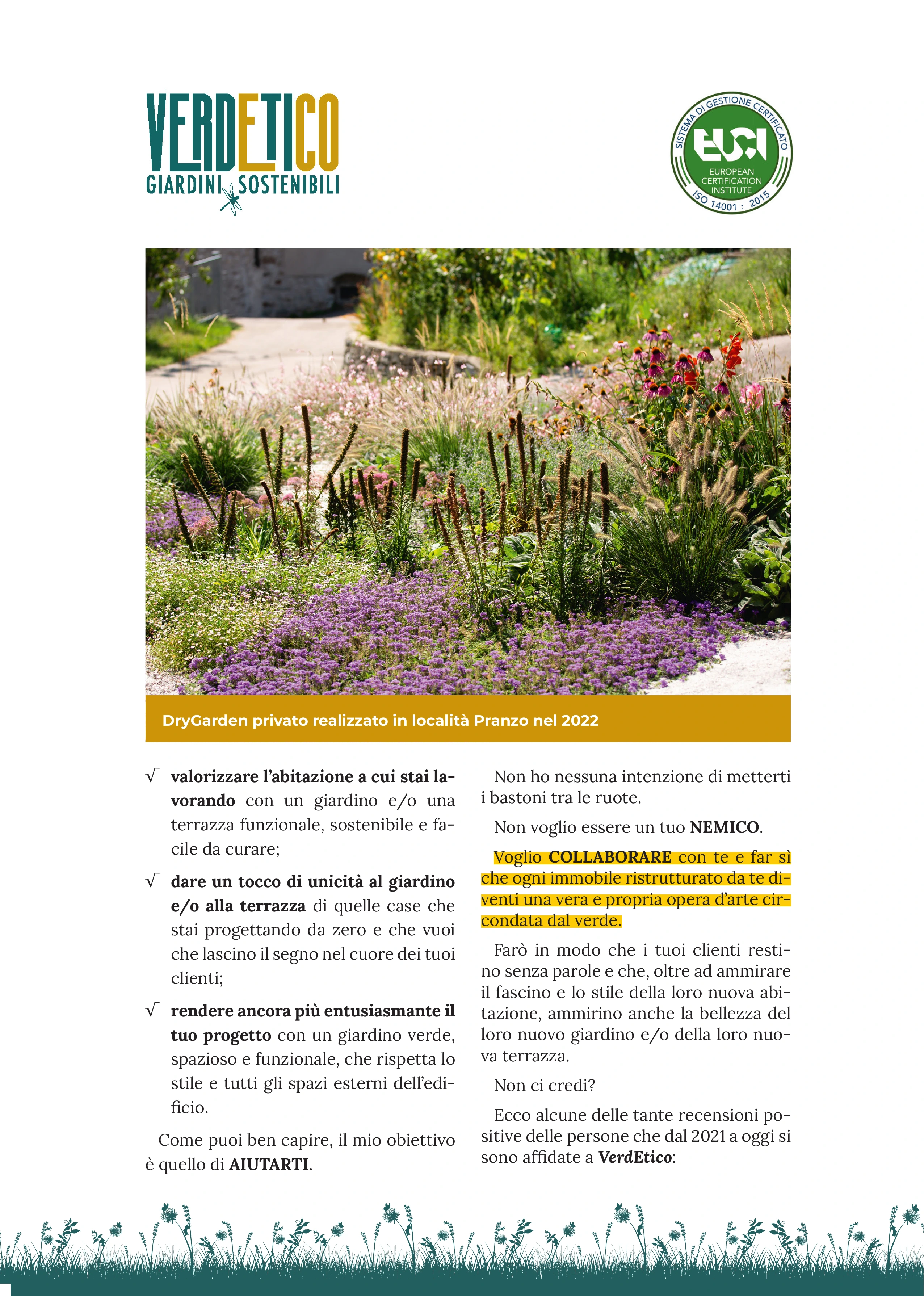 Sustainability Guide - Service breakdown