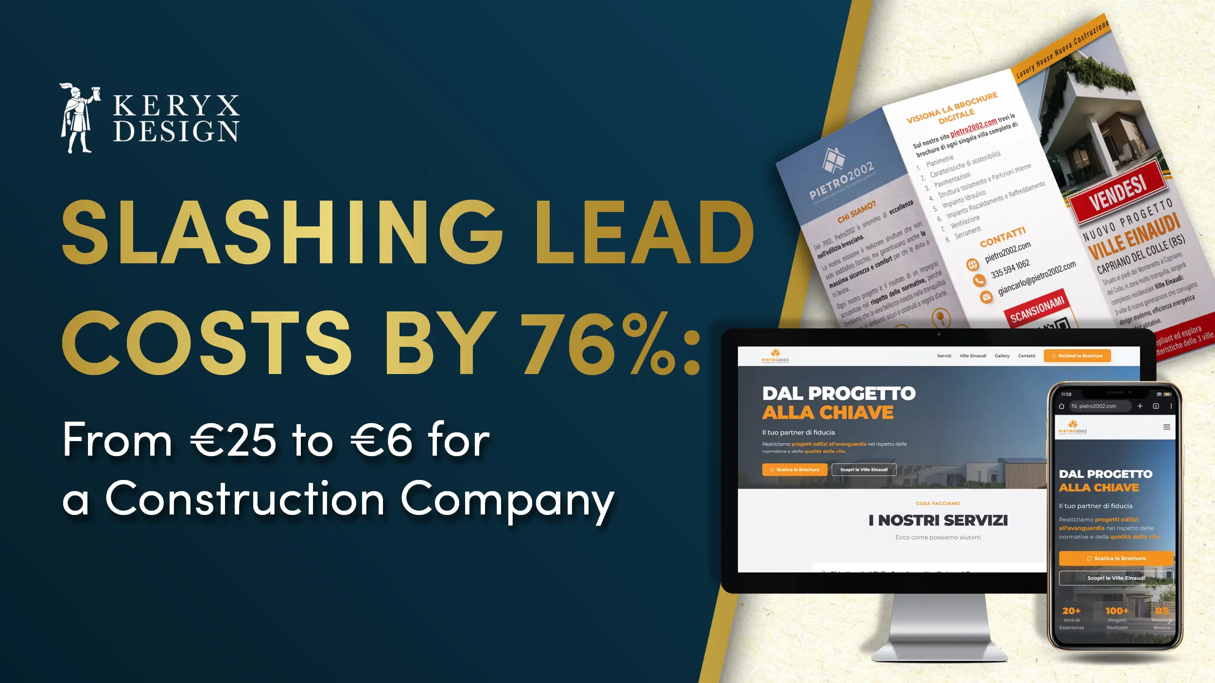 Slashing Lead Costs by 76%: From €25 to €6 for a Construction Company