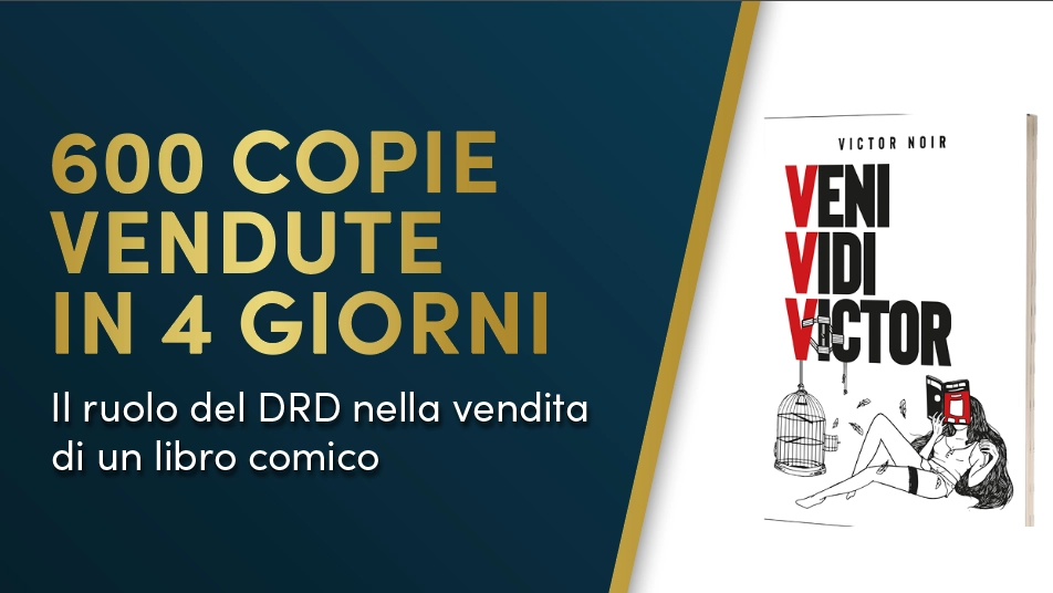 Come il design DRD ha trasformato un libro comico in un prodotto che “vende da solo” (600+ copie in 4 giorni)