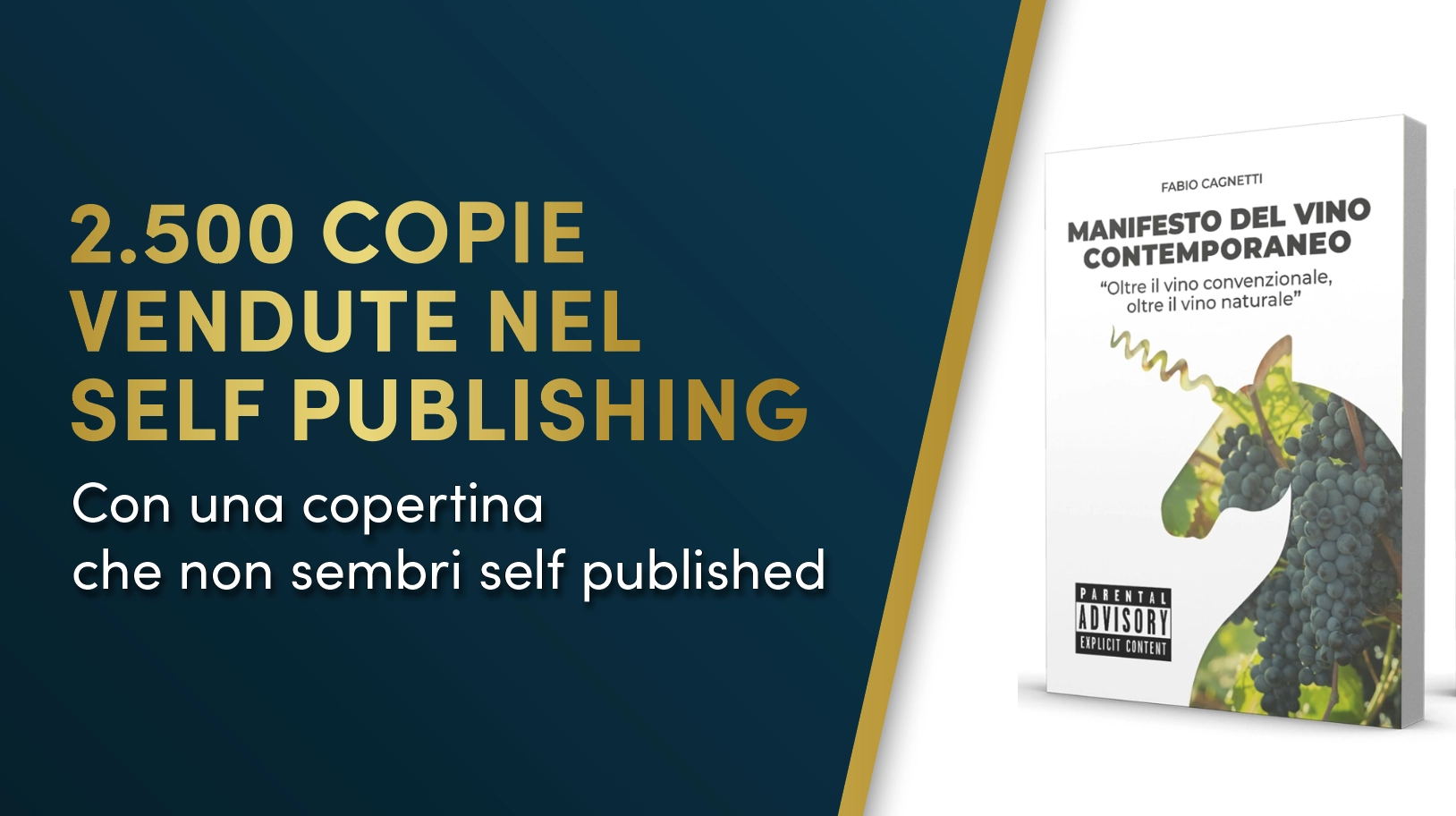 Che aspetto ha un libro indipendente da 2.500 copie vendute?