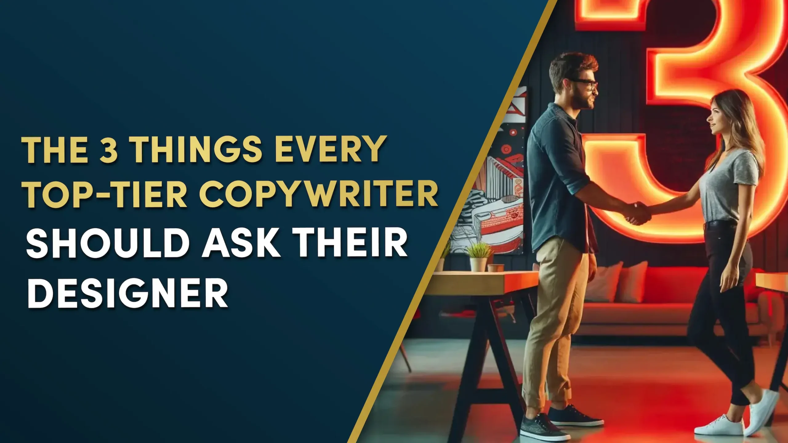 The 3 things every first-class copywriter should look for in their designer