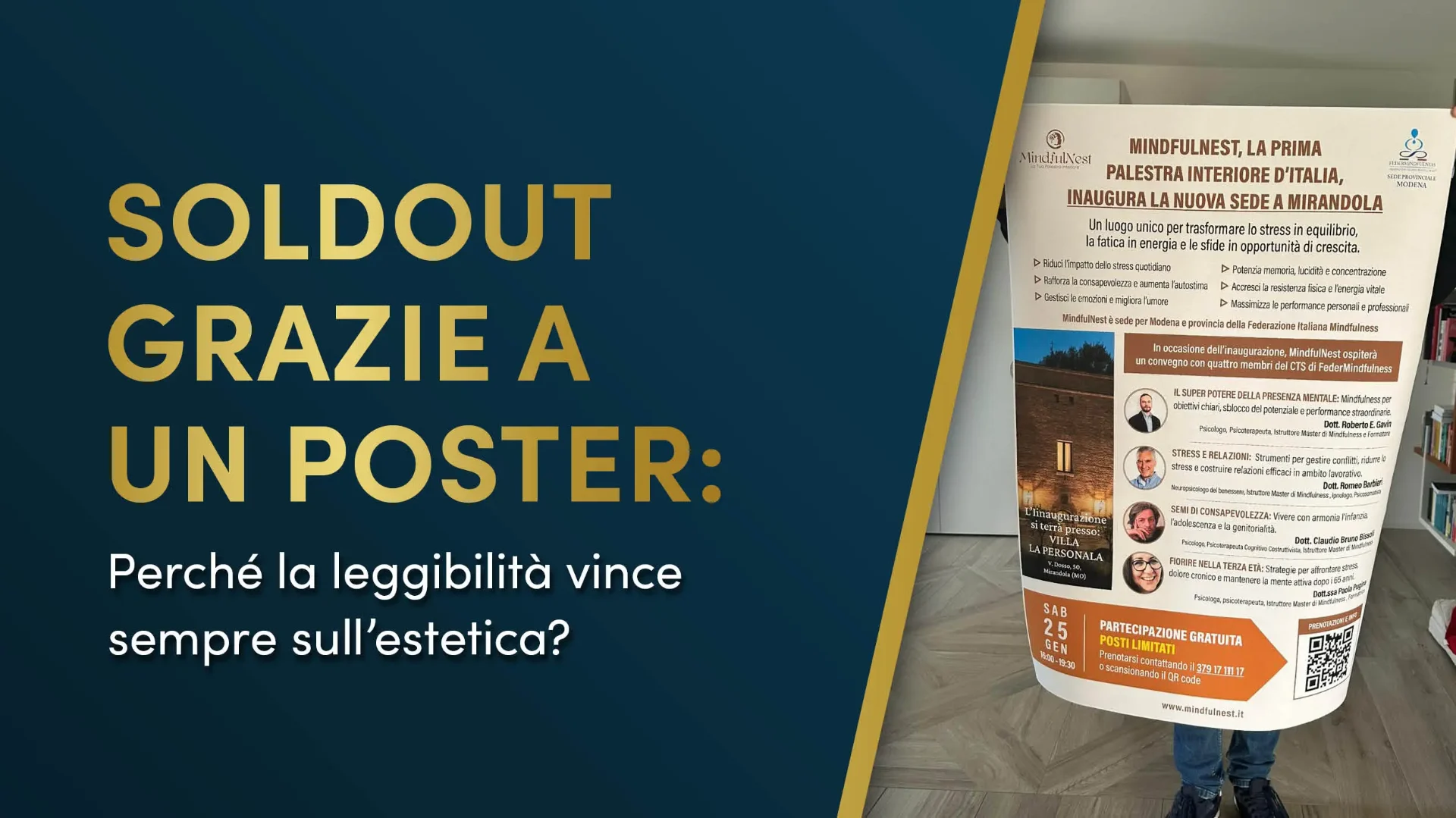 Manifesti d'evento per serate sold out