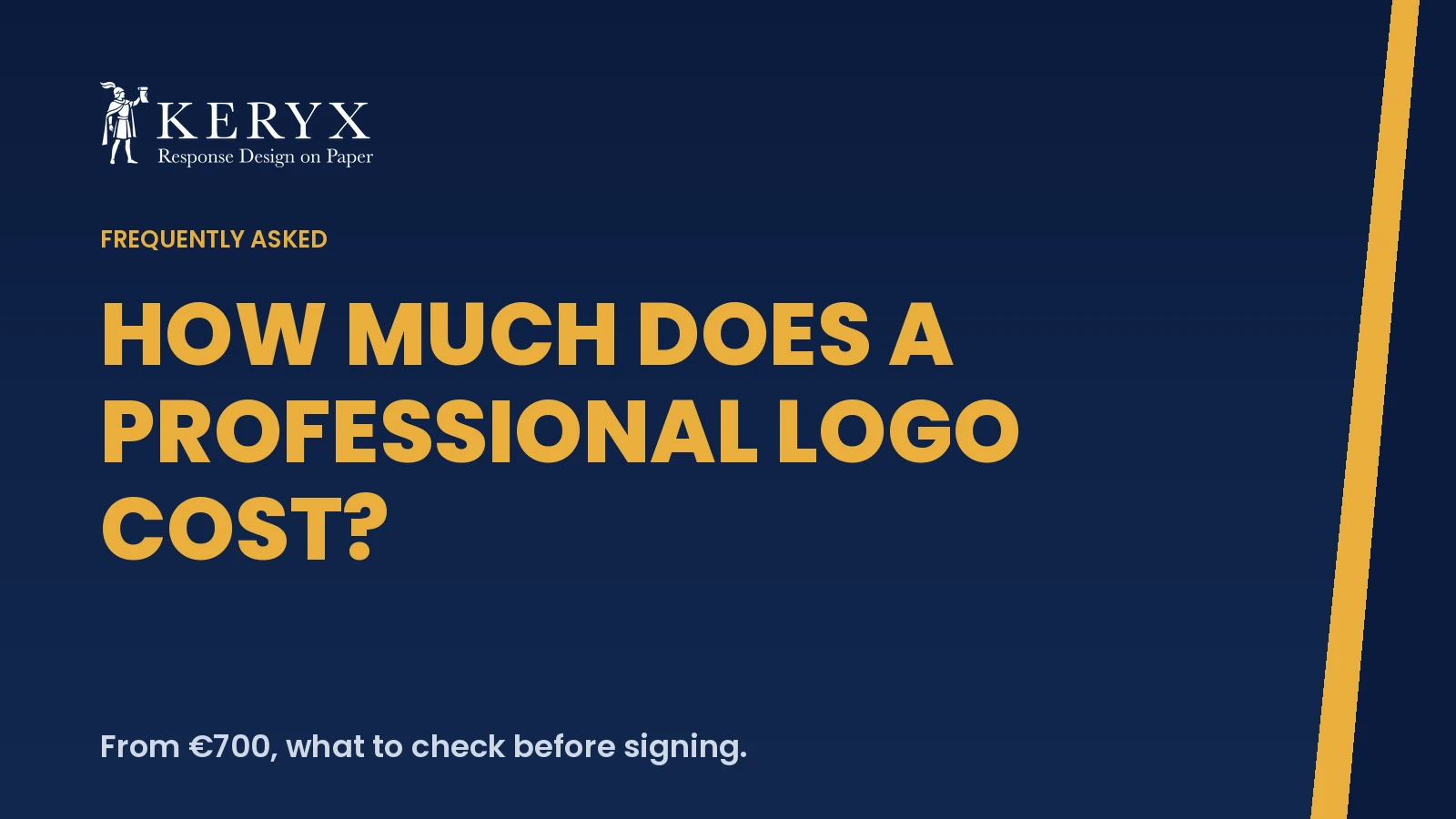 How much does a professional logo cost?